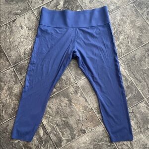 KNIX Women’s Royal Blue Wide-Waistband Sporty Yoga Athletic Leggings XXXL